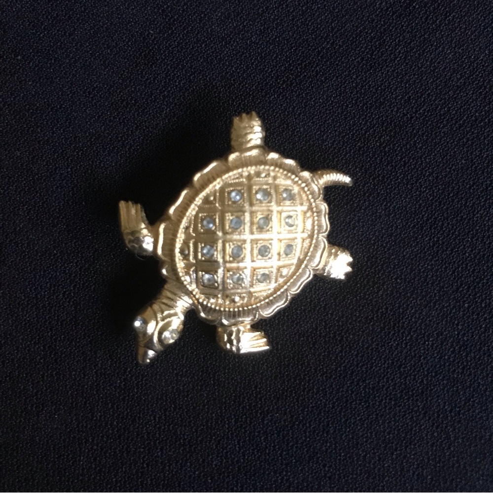 Vintage Turtle Brooch